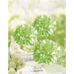 Rayher Pompons, Papier, Grün