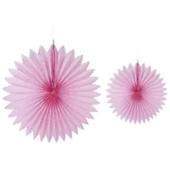 Rayher Deko-Rosetten, Papier, Rosa