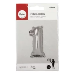Rayher Folienballon, Folie, Silberfarben