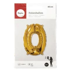 Rayher Folienballon, Folie, Goldfarben