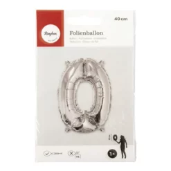 Rayher Folienballon, Folie, Silberfarben