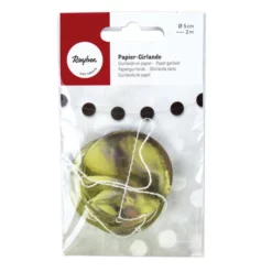 Rayher Girlande, Papier, Silberfarben