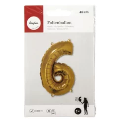 Rayher Folienballon, Folie, Goldfarben