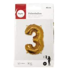 Rayher Folienballon, Folie, Goldfarben