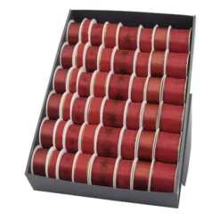 Braun + Company Schleifenband »Weihnachten«, Polyband, Rot