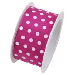 Braun + Company Geschenkband »Hot Spots«, Taft, Länge: 200 Cm, Berry