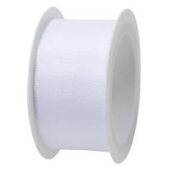 Braun + Company Geschenkband, Taft, Länge: 200 Cm, Weiß