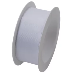 Braun + Company Geschenkband, Taft, Länge: 250 Cm, Weiß