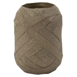 Braun + Company Geschenkband »Glamour«, Polyband, Länge: 150 Cm, Altgoldfarben