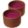 Steinhart Outdoor-Kerze, Pink, Terracotta, 2 Stück Stück -Wohnen Wohndeko Verkäufe unnamed file 5499