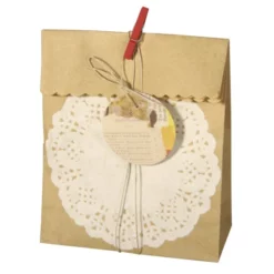 Rayher Geschenktüten, Natur, 4x Päckchen + 1 Stück