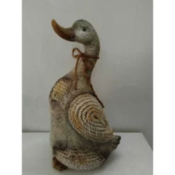 SILEX Deko-Ente, Polystone, Braun