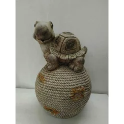 SILEX Deko-Schildkröte, Polystone, Braun