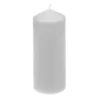 CASAYA Stumpenkerze, Weiß, Tiefe: 7,7 Cm