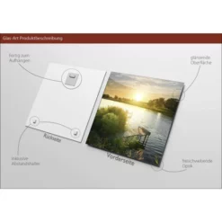 Pro_Art_Bilderpalette Glasbild »Lonely Lake I«, Mehrfarbig, Digitaldruck -Wohnen Wohndeko Verkäufe unnamed file 5808