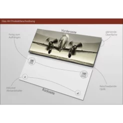 Pro_Art_Bilderpalette Glasbild »Plane III«, Mehrfarbig, Digitaldruck -Wohnen Wohndeko Verkäufe unnamed file 5812