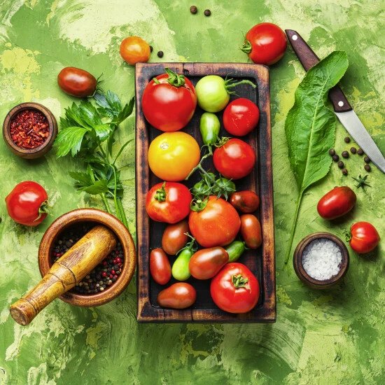 Pro_Art_Bilderpalette Glasbild »Ingredients I«, Mehrfarbig, Digitaldruck 3 Pro_Art_Bilderpalette Glasbild »Ingredients I«, Mehrfarbig, Digitaldruck