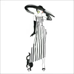 Pro_Art_Bilderpalette Glasbild »Fashion Drawing I«, Mehrfarbig, Digitaldruck