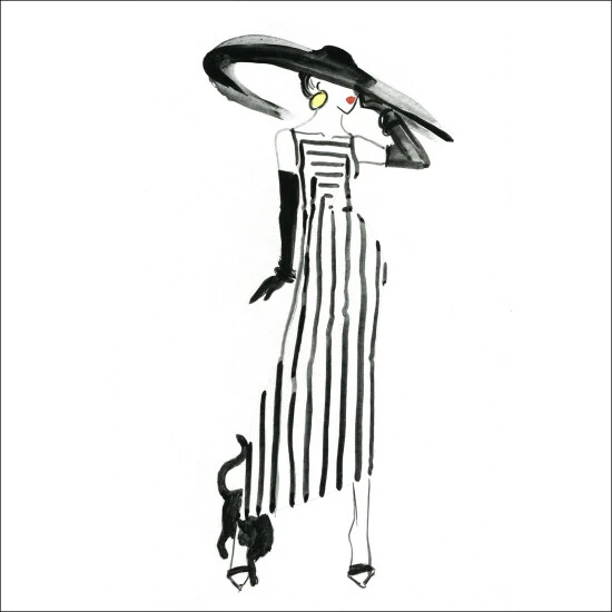 Pro_Art_Bilderpalette Glasbild »Fashion Drawing I«, Mehrfarbig, Digitaldruck 3 Pro_Art_Bilderpalette Glasbild »Fashion Drawing I«, Mehrfarbig, Digitaldruck