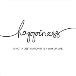 Pro_Art_Bilderpalette Glasbild »Happiness«, Mehrfarbig, Digitaldruck