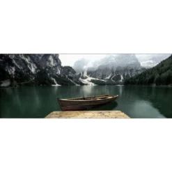 Pro_Art_Bilderpalette Glasbild »Between Mountains«, Mehrfarbig, Digitaldruck