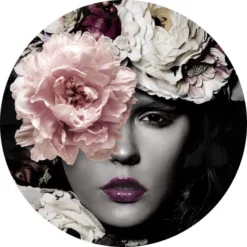 Pro_Art_Bilderpalette Glasbild »Flowerwoman Ll«, Mehrfarbig, Digitaldruck