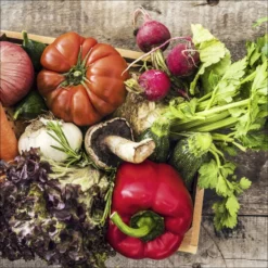 Pro_Art_Bilderpalette Glasbild »Gemüse II«, Mehrfarbig, Digitaldruck