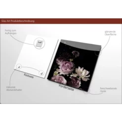 Pro_Art_Bilderpalette Glasbild »Baroque Flowers VII«, Mehrfarbig, Digitaldruck -Wohnen Wohndeko Verkäufe unnamed file 5946