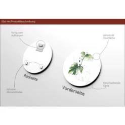 Pro_Art_Bilderpalette Glasbild »Watercoloured Palm Leaves II«, Mehrfarbig, Digitaldruck -Wohnen Wohndeko Verkäufe unnamed file 5948