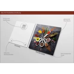 Pro_Art_Bilderpalette Glasbild »Spicery I«, Mehrfarbig, Digitaldruck -Wohnen Wohndeko Verkäufe unnamed file 6026