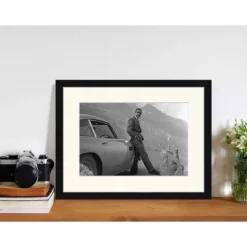 ANY IMAGE Digitaldruck »Sean Connery, James Bond«, Rahmen: Buchenholz, Schwarz -Wohnen Wohndeko Verkäufe unnamed file 605