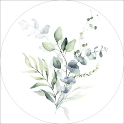 Pro_Art_Bilderpalette Glasbild »Watercoloured Leaves I«, Mehrfarbig, Digitaldruck