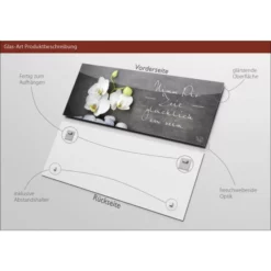 Pro_Art_Bilderpalette Glasbild »Wellness Slogan II«, Mehrfarbig, Digitaldruck -Wohnen Wohndeko Verkäufe unnamed file 6082