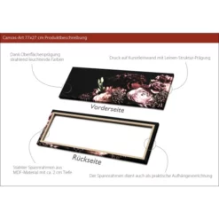 Pro_Art_Bilderpalette Keilrahmenbild »Barock Flowers I«, Rahmen: Holzwerkstoff, Natur -Wohnen Wohndeko Verkäufe unnamed file 6084