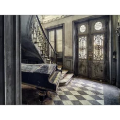 Pro_Art_Bilderpalette Keilrahmenbild »Lost House«, Rahmen: Holzwerkstoff, Natur