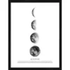 Pro_Art_Bilderpalette Gerahmtes Bild »Moon Phases«, Rahmen: Holzwerkstoff, Schwarz -Wohnen Wohndeko Verkäufe unnamed file 6115