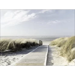 Pro_Art_Bilderpalette Keilrahmenbild »Seeblick III«, Rahmen: Holzwerkstoff, Natur