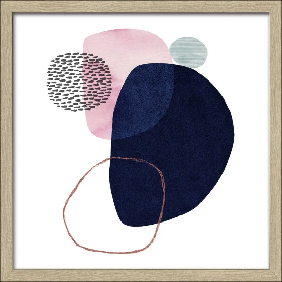Pro_Art_Bilderpalette Gerahmtes Bild »ABSTRACT SHAPES III«, Rahmen: Holzwerkstoff, Natur 3 Pro_Art_Bilderpalette Gerahmtes Bild »ABSTRACT SHAPES III«, Rahmen: Holzwerkstoff, Natur