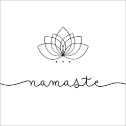 Pro_Art_Bilderpalette Keilrahmenbild »Namaste«, Rahmen: Holzwerkstoff, Natur