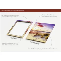 Pro_Art_Bilderpalette Keilrahmenbild »Sea Harmony«, Rahmen: Holzwerkstoff, Natur -Wohnen Wohndeko Verkäufe unnamed file 6161