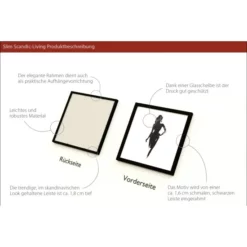 Pro_Art_Bilderpalette Gerahmtes Bild »Lady In Black«, Rahmen: Holzwerkstoff, Schwarz -Wohnen Wohndeko Verkäufe unnamed file 6184