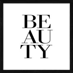 Pro_Art_Bilderpalette Gerahmtes Bild »Beauty«, Rahmen: Holzwerkstoff, Schwarz