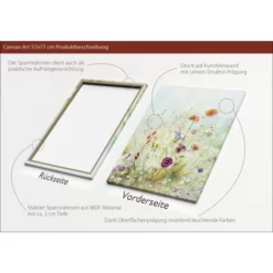 Pro_Art_Bilderpalette Keilrahmenbild »Wildblossom II«, Rahmen: Holzwerkstoff, Natur -Wohnen Wohndeko Verkäufe unnamed file 6227