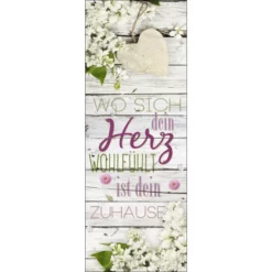 Pro_Art_Bilderpalette Keilrahmenbild »Wohlfühlherz«, Rahmen: Holzwerkstoff, Natur