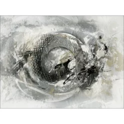 Pro_Art_Bilderpalette Keilrahmenbild »Grey And Silver III«, Rahmen: Holzwerkstoff, Natur