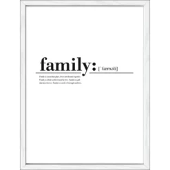 Pro_Art_Bilderpalette Gerahmtes Bild »Family«, Rahmen: Holzwerkstoff, Weiß