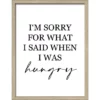 Pro_Art_Bilderpalette Gerahmtes Bild »Sorry«, Rahmen: Holzwerkstoff, Natur -Wohnen Wohndeko Verkäufe unnamed file 6246