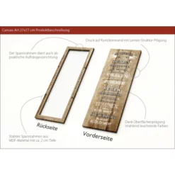 Pro_Art_Bilderpalette Keilrahmenbild »Colourful Rules II«, Rahmen: Holzwerkstoff, Natur -Wohnen Wohndeko Verkäufe unnamed file 6248