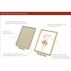 Pro_Art_Bilderpalette Gerahmtes Bild »Dried Fiber Purple Flower«, Rahmen: Holzwerkstoff, Natur -Wohnen Wohndeko Verkäufe unnamed file 6254