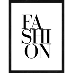 Pro_Art_Bilderpalette Gerahmtes Bild »Fashion«, Rahmen: Holzwerkstoff, Schwarz